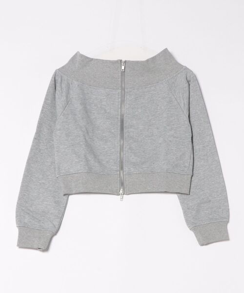 JUMELLE（ジュメロ） トレーナー スウェット zip off shoulder sweat