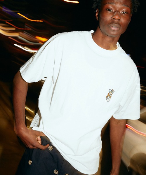 「HUF」 半袖Tシャツ X-LARGE ホワイト メンズ_画像3