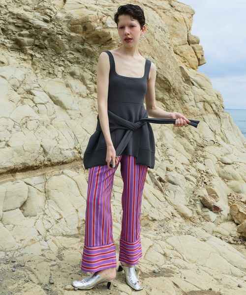 OMMO（オーエムエムオー） ニット セーター SHORT TOP VOLUME KT TANK