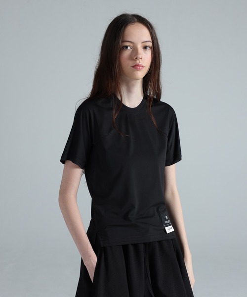 Y-3 tシャツ 半袖 RUNNING SHORT SLEEVE TEE レディース : ZOZOTOWN