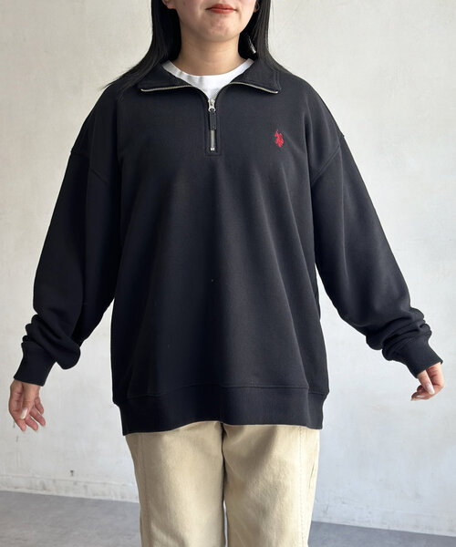 「CPCM」 スウェットカットソー LARGE ネイビー レディース_画像7