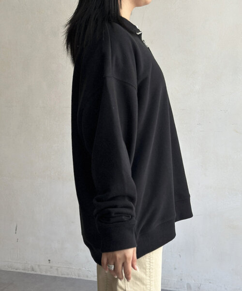 「CPCM」 スウェットカットソー LARGE ネイビー レディース_画像8