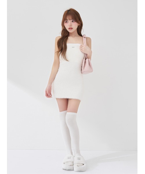 Darich（ダーリッチ） ワンピース シャギーワンピロングカーデセット
