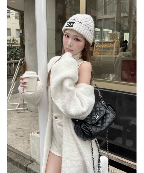 Darich（ダーリッチ） ワンピース シャギーワンピロングカーデセット