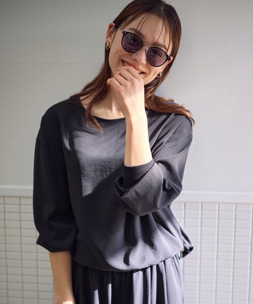 ☆更にお値下げ☆新品　ANYI　ブラウス　38 ANY（エニィ） ブラウス シャツ 涼やかDRYブラウス（セットアップ着用