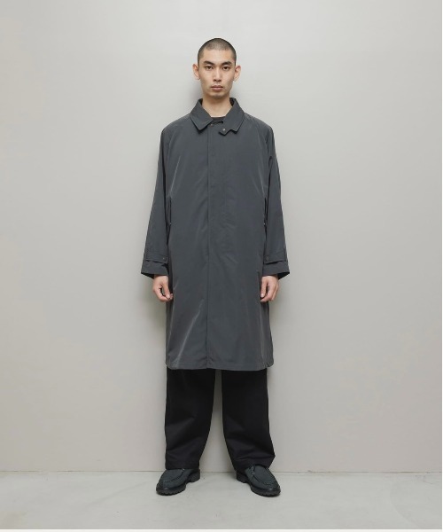 ノーカラーコート コート 「BAL」バル BAL×TAION BALMACAAN COAT WITH DETACHABL DOWN VEST メンズの画像