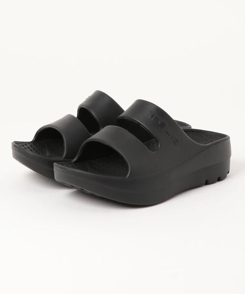 「TELIC」 フラットサンダル S ブラック レディース_画像7