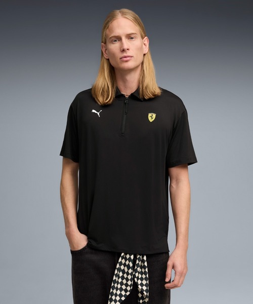 PUMA フェラーリコラボ 半袖 ポロシャツMサイズ PUMA（プーマ） ポロシャツ メンズ フェラーリ クラウドスパン 半袖