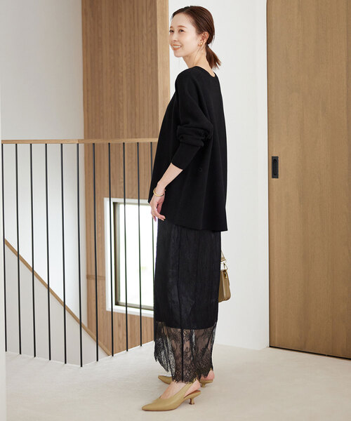 「SLOBE IENA」 長袖ニット - グリーン レディース_画像7