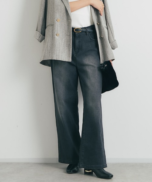 「un dix cors」 デニムパンツ M ブラック レディース_画像3