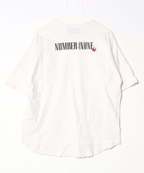 「NUMBER (N)INE DENIM」 半袖Tシャツ M ホワイト メンズ_画像2