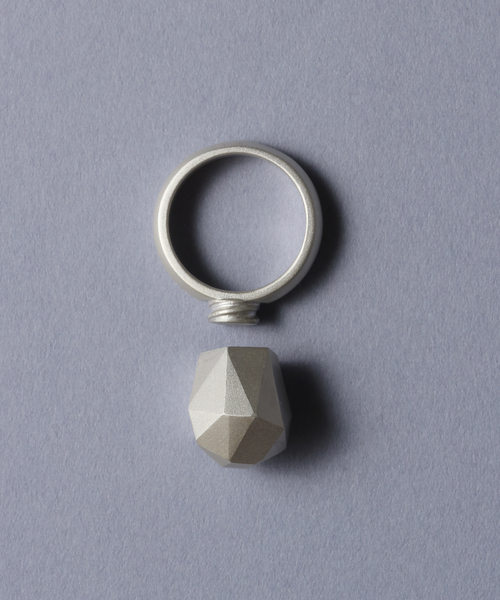 指輪 リング 「SAMH by LILAS」ジェムストーンモチーフリングSV レディースの画像