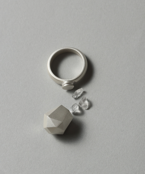 指輪 リング 「SAMH by LILAS」ジェムストーンモチーフリングSV レディースの画像