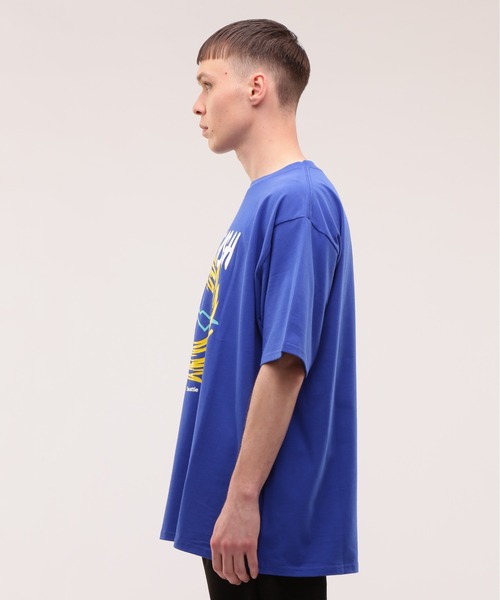 「MANASTASH」 半袖Tシャツ L ホワイト メンズ_画像4