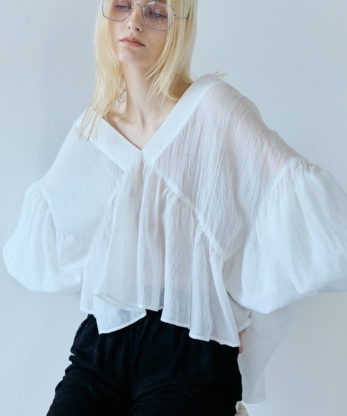 flaeu ブラウス シャツ Air Caftan Blouse レディース : ZOZOTOWN 