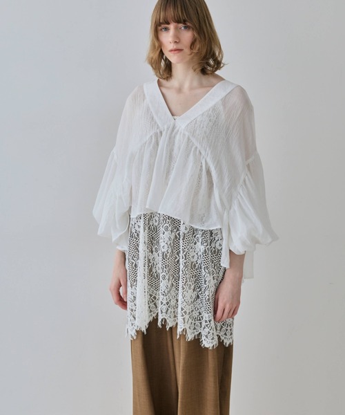 flaeu ブラウス シャツ Air Caftan Blouse レディース : ZOZOTOWN 
