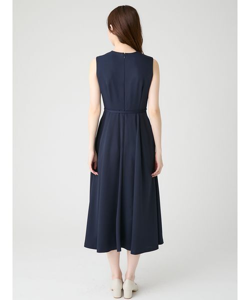 ワンピース 「洗える」カシュクールラッフルワンピースの画像