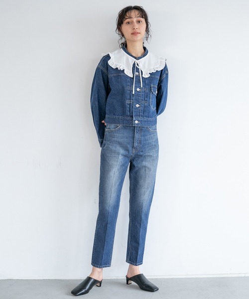 「A part by」 デニムパンツ LARGE ブルー レディース_画像5