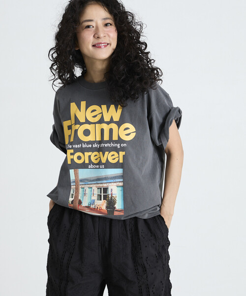 tシャツ Freada/フリーダ オリジナル フォト プリント Tシャツ レディースの画像