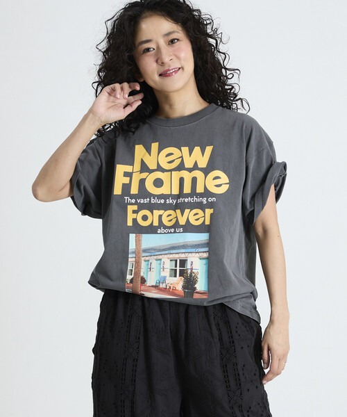 tシャツ Freada/フリーダ オリジナル フォト プリント Tシャツ レディースの画像