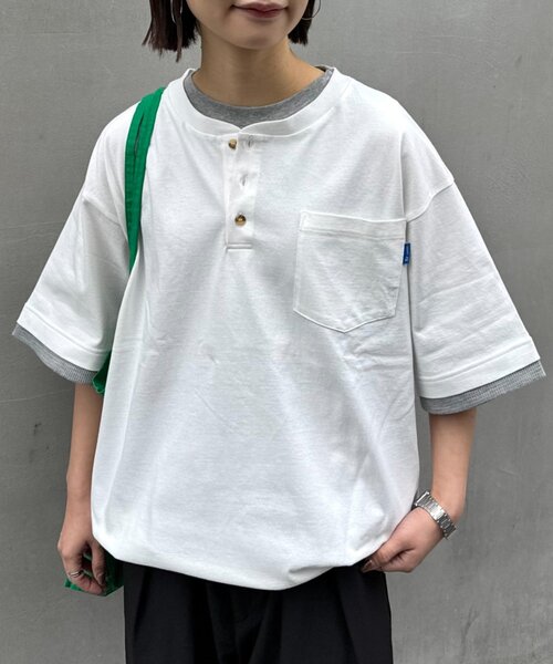 CIAOPANIC TYPY（チャオパニックティピー） ヘンリーネック tシャツ