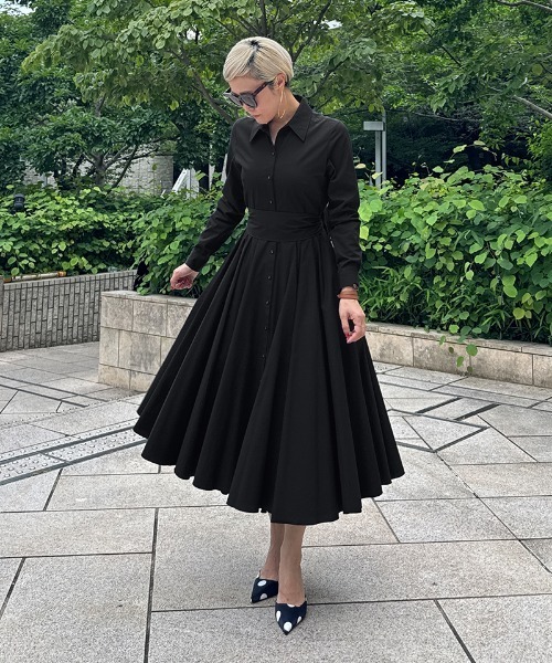 JENNE」 シャツワンピース SMALL ブルー レディース : ZOZOTOWN Yahoo