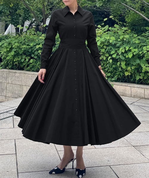 JENNE」 シャツワンピース SMALL ブルー レディース : ZOZOTOWN Yahoo