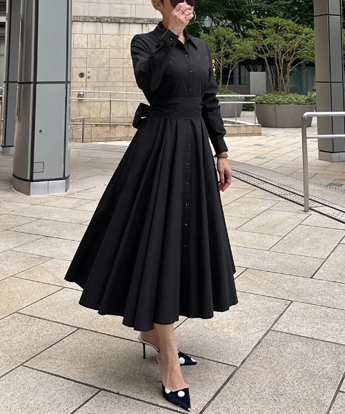 JENNE」 シャツワンピース SMALL ブルー レディース : ZOZOTOWN Yahoo