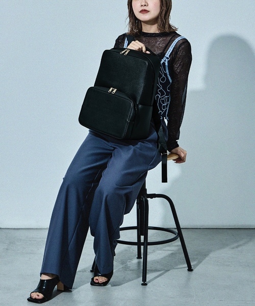「HUNDRED」 リュック ONE SIZE グレー レディース_画像6