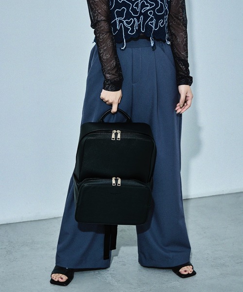「HUNDRED」 リュック ONE SIZE グレー レディース_画像8