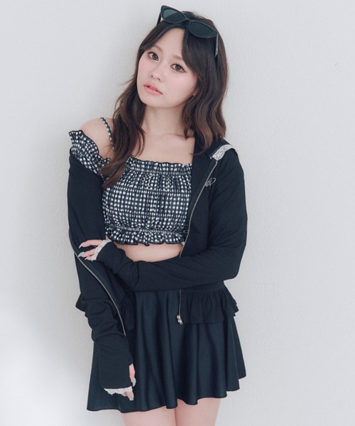 OLIVE des OLIVE（オリーブデオリーブ） パーカー 「紫外線遮蔽率90