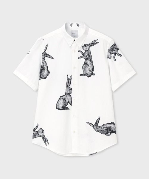 Paul Smith（ポール・スミス） シャツ 半袖 Rabbit” 半袖シャツ