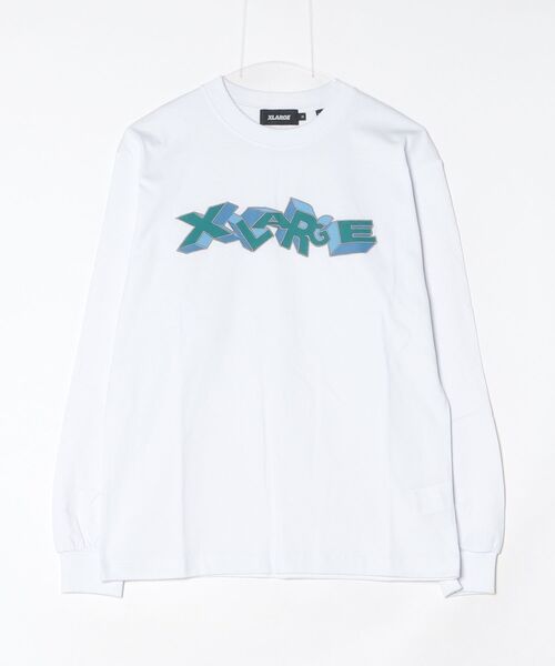 「XLARGE」 長袖Tシャツ M ホワイト メンズ_画像2