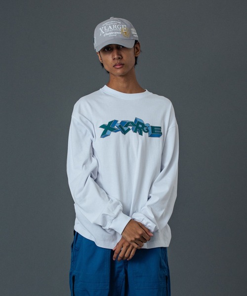 「XLARGE」 長袖Tシャツ M ホワイト メンズ_画像6