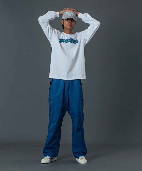 「XLARGE」 長袖Tシャツ M ホワイト メンズ_画像9