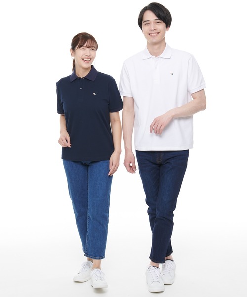 「Arnold Palmer」 半袖ポロシャツ X-SMALL ネイビー メンズ_画像7