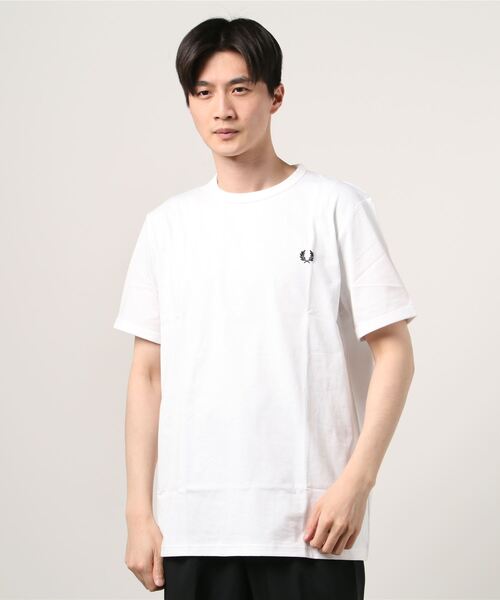 Tシャツ・カットソー FRED PERRY Men T-shirt White M3519 100 FRED PERRY tシャツ RINGER TSHIRT M3519 100_WHITE メンズ