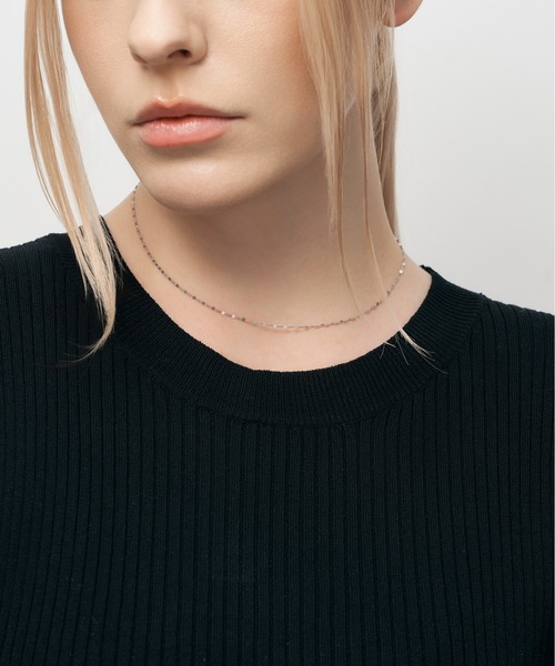 Jewel closet by L&Co. ネックレス プラチナ フラワー エクレア