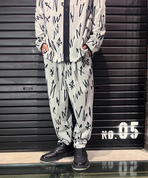 パンツ ARROW JACQUARD PANTS CRYSTAL メンズ