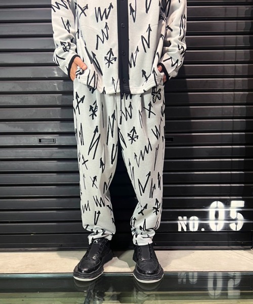 パンツ ARROW JACQUARD PANTS CRYSTAL メンズ_4