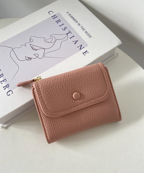 M。様専用】アナロジコ フラップミニ財布 三つ折り スナップボタン式