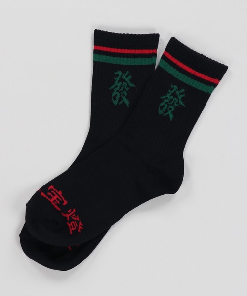 SPINNS 靴下 麻雀デザイン リブソックス レディース : ZOZOTOWN