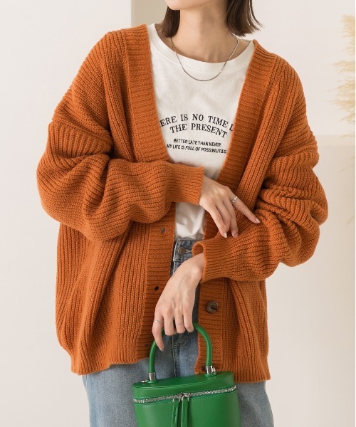 ad thie（アドティエ） カーディガン ゆったり カラフル ニット