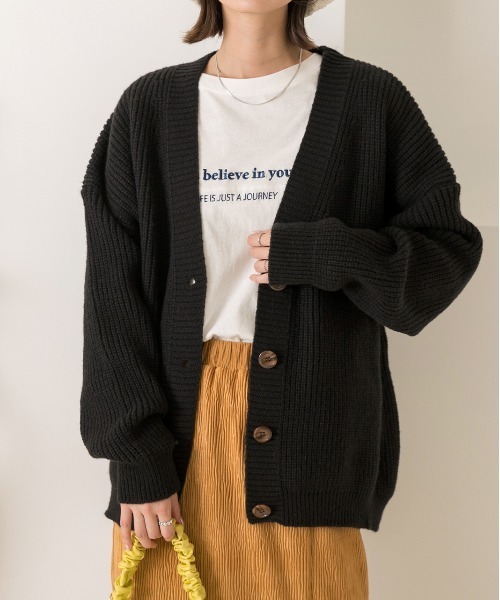 ad thie（アドティエ） カーディガン ゆったり カラフル ニット