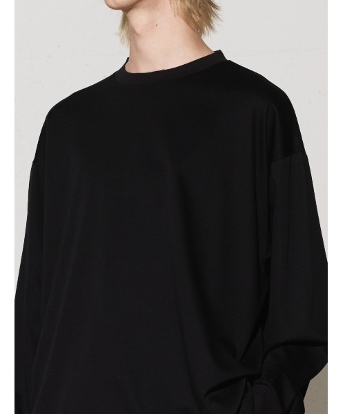 MIDIUMISOLID tシャツ Men's リラックスロング スリーブ プル