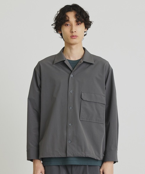 【新品未使用】PUBLIC TOKYO シャツ グレー PUBLIC TOKYO（パブリックトウキョウ） シャツ 「速乾性 / 全方位