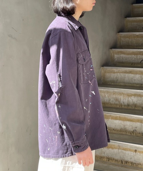 シャツ URU/ウル/MILITARY L/S SHIRTS メンズ : ZOZOTOWN Yahoo