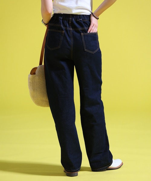 4518【美品】YAECA ヤエカ　ボーイフレンドデニム　インディゴ ジーンズ 4518【美品】YAECA ヤエカ ボーイフレンドデニム インディゴ