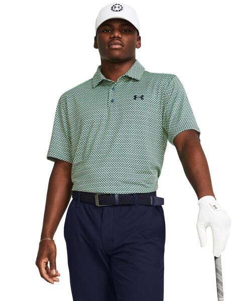 UNDER ARMOUR ポロシャツ UAプレーオフ プリント ポロ3.0