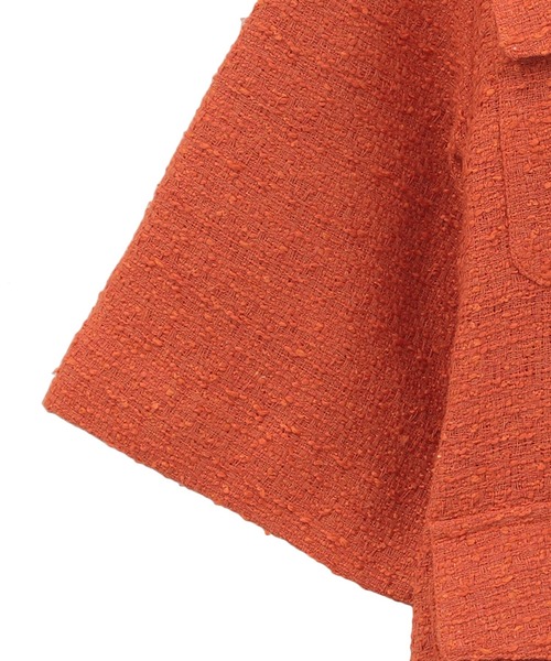 CLANE（クラネ） コート アウター HALF SLEEVE TWEED JACKET